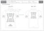 do custom tshirt dress tech pack design flat sketch production ready file